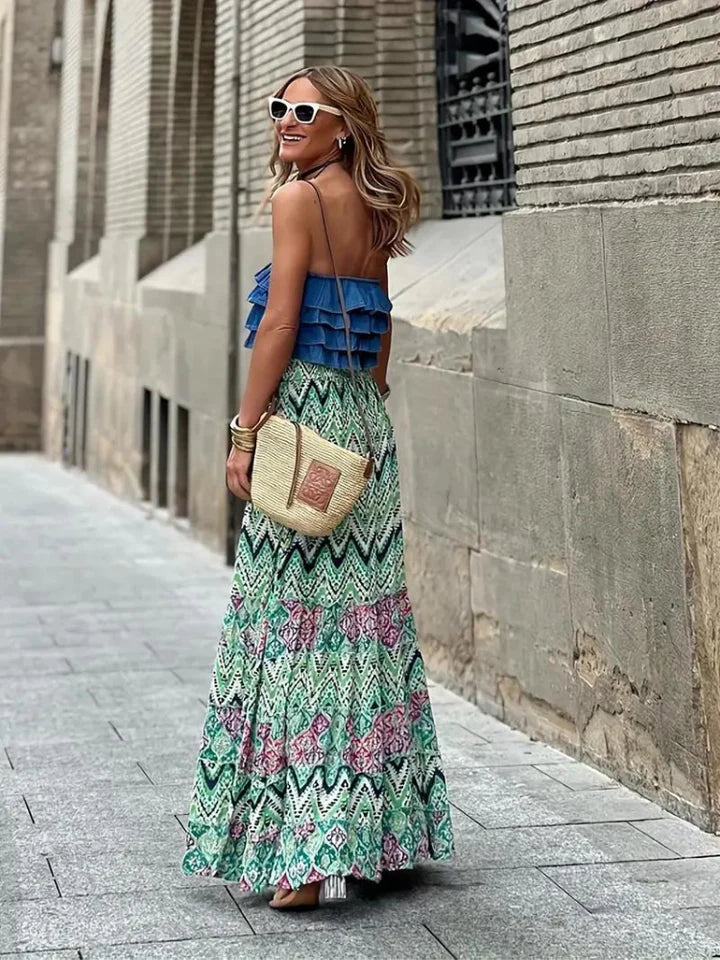 Millie Boho Maxi-skjørt