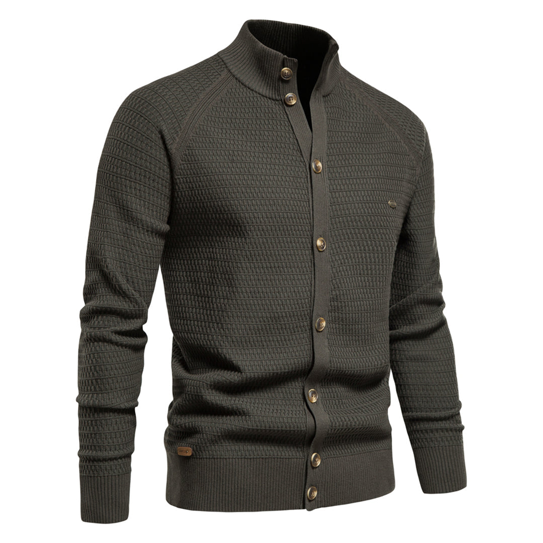 Benjamin- Klassisk strikket cardigan for menn